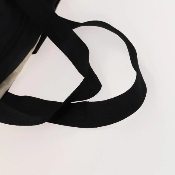 CHANEL New Travel Line Backpack Nylon Beige Black CC Auth kk472 - Picture 8 of 16